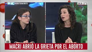 Macri en contra del aborto. Análisis en Minuto a Minuto