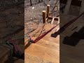 Installing Custom Timber Frame Beefy Stairs #timberframe #woodlandmills #joinery