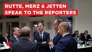 Information LIVE | Rutte, Merz and Jetten Address Reporters in Münster During Joint Press Appearance | VERTEX Guide