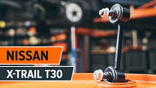 Wie NISSAN X-TRAIL (T30) Koppelstangen hinten und vorne selber wechseln - Tutorial