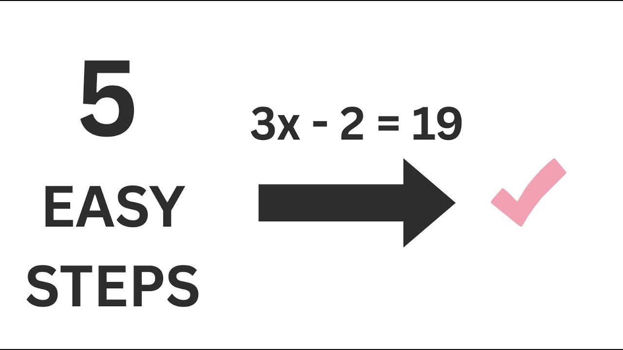 How to Solve Any Two-Step Equations