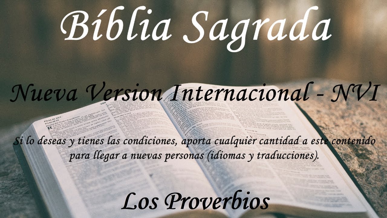 Espa ol La Biblia Hablada Los Proverbios COMPLETO Nueva Version Espa ol La Biblia Hablada Los Proverbios COMPLETO Nueva Version