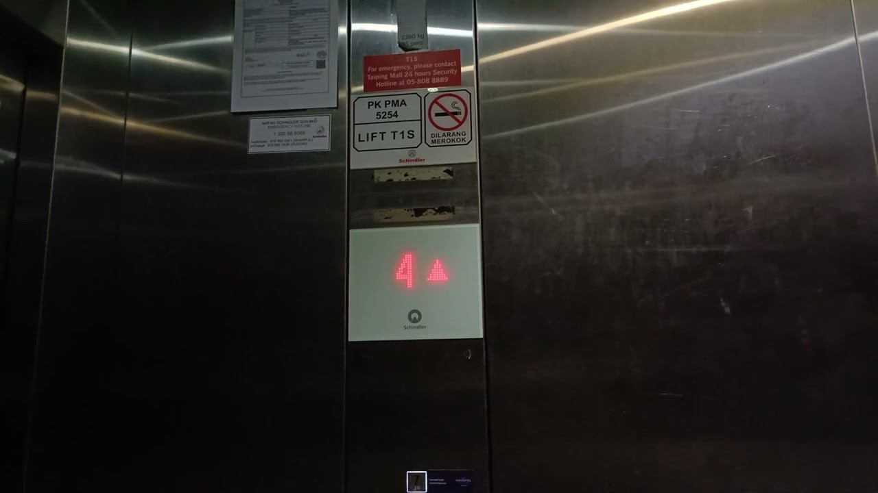 Schindler Elevator @ Taiping Mall, Taiping, Perak (part 1/3)