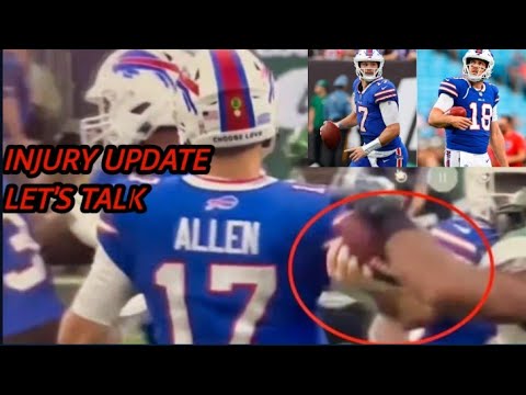 #NflNews , JOSH ALLEN INJURY UPDATE, LETS NOT JUMP TO CONCLUSIONS