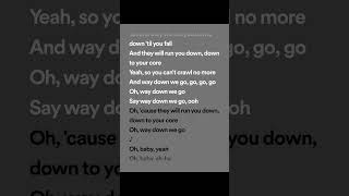 Kaleo - Way Down We Go (lyrics spotify version)