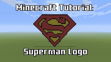 Minecraft Tutorial: Superman Logo