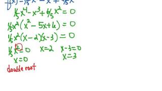 Ls2.2 Video 5: Sketching a Polynomial