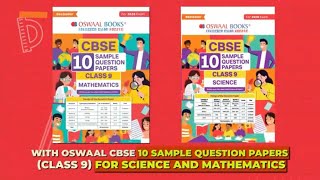CBSE Class 9 Sample Question Papers 2026 | 50% Competency-Based Practice | Oswaal Books