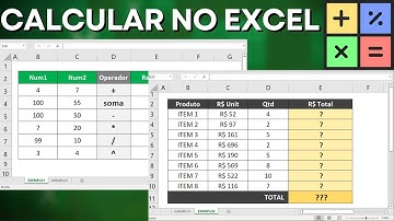 Como Calcular no Excel | Operações Simples | Total, Soma, Divisão, Faturamento, Vendas etc