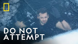 David Blaine Trapped Under Ice | David Blaine: Do Not Attempt | National Geographic UK