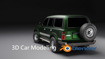 3D Car Modelling Blender Timelapse | LandCruiser VX80 | Blender 3.4 (Part 8)