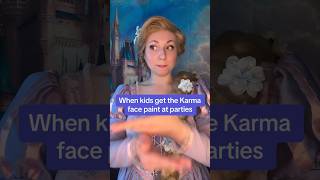 When kids get the Karma face paint at parties… #karma #jojosiwa #shorts #rapunzel
