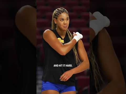 Mic'd up at Pitt women's volleyball practice w/ Bre Kelley 🎤 #shorts