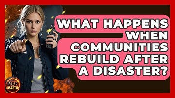 What Happens When Communities Rebuild After A Disaster? - Man vs. Disaster