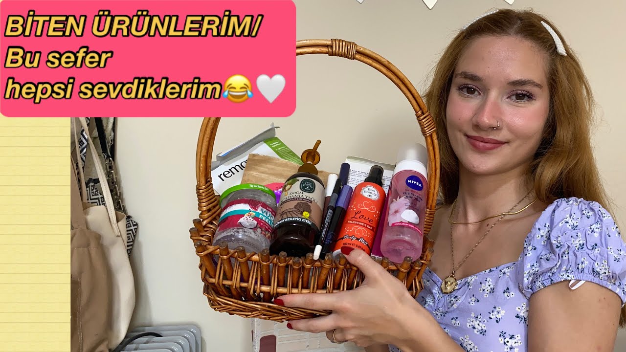 BİTEN ÜRÜNLERİM🩵🚮Bu sefer hepsi sevdiğim ürünler🤍
