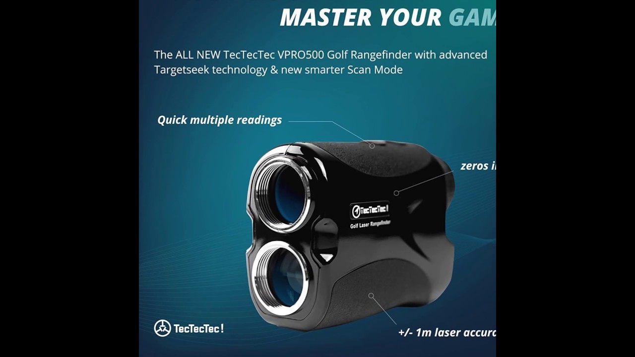 Golf Rangefinder Tutorial TeTecTec VPRO500 Laser Range Finder with