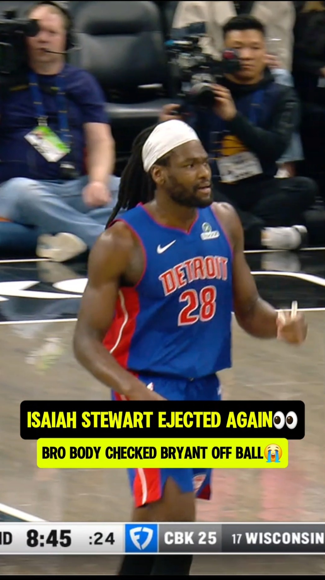 Isaiah Stewart is a MENACE?