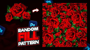 How to Create Realistic Random Fill Patterns in Photoshop 2023 || Random Fill Patterns