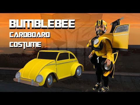 Bumblebee Cardboard Costume - Bumblebee Movie - Best Transformers Costume Ever