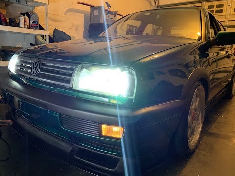 vlog63: How to install LED headlights in MK3 E-codes