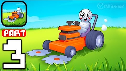 Grass Ranch - Gameplay Walkthrough Part 3 Tutorial Upgrading Lawn Mowers (Android,iOS)