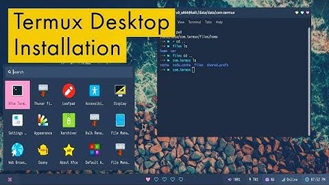 How to use Termux in GUI mode || Termux Desktop 🗺️💻