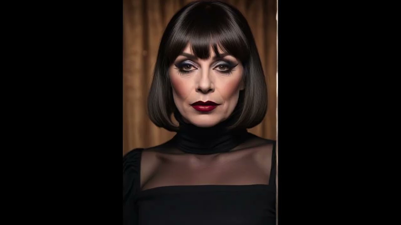 At the bar - mature crossdresser - AI generated images