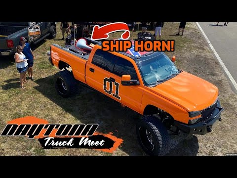The SHIP HORN almost got us BANNED at Daytona Truck Meet!