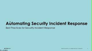 How To - Security Incident Response