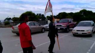 JROTC Seaside High School Guidon Practice 2011