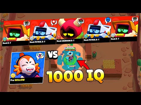 1000 IQ WILLOW vs NOOBS R-T GETS TROLLED 🤡 Brawl Stars 2023 Funny Moments & Wins & Fails ep.1051
