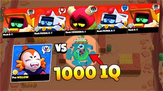 1000 IQ WILLOW vs NOOBS R-T GETS TROLLED 🤡 Brawl Stars 2023 Funny Moments \& Wins \& Fails ep.1051