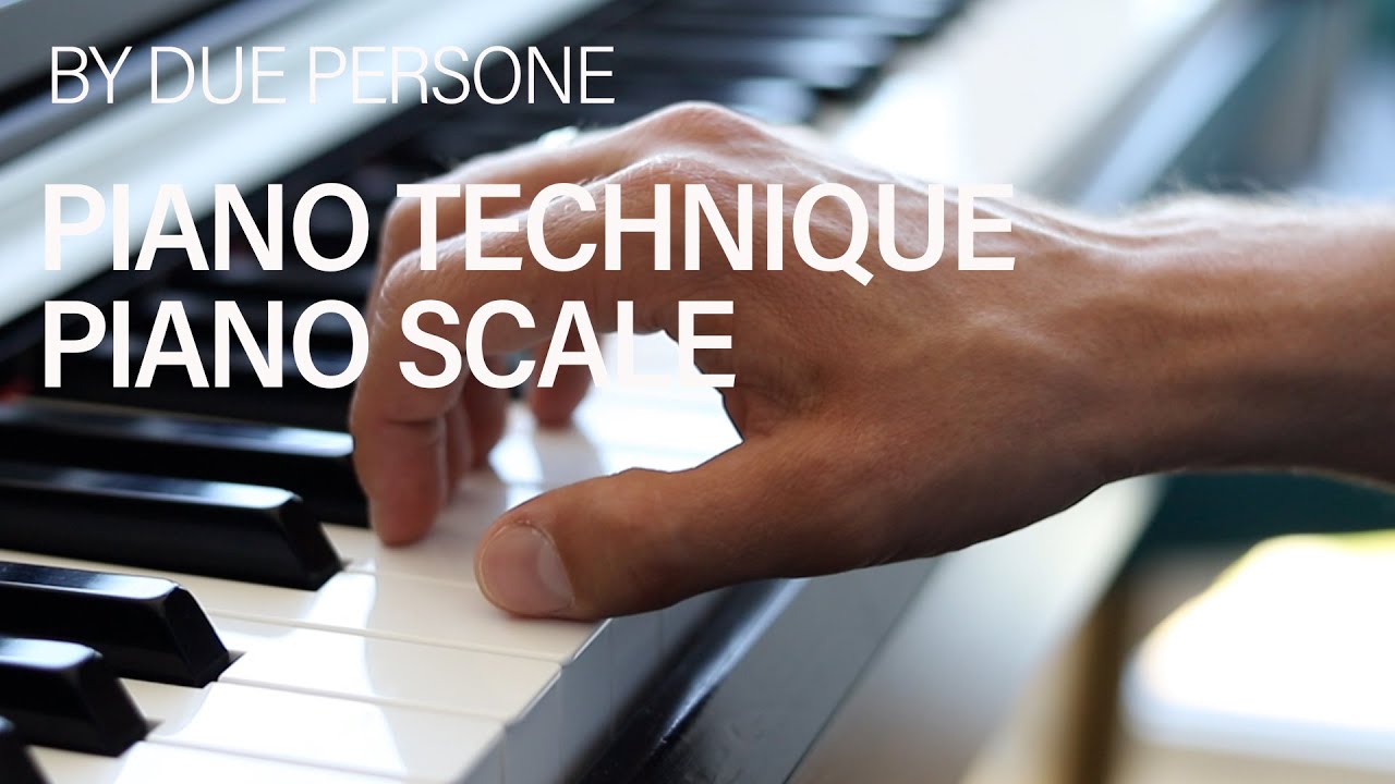 Piano Hand Position | C major Scale Piano | Piano Technique | Due Persone