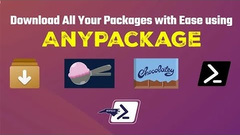 Download All Your Packages Easily using AnyPackage with Thomas Nieto