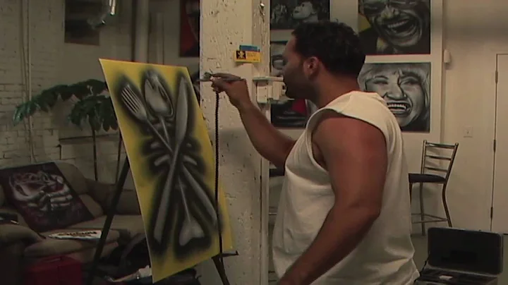 Alvin Colon airbrush's the Lifestyle of the Intere...