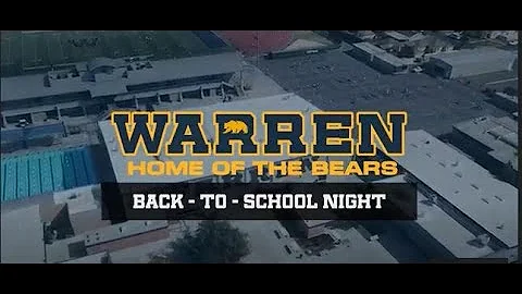 Back to School Night 22-23
