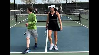 CTPA open pickleball Carolyn and jeff quiring vs Sarah gnegy and Nathan mast 