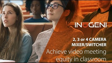 INOGENI 2, 3, 4 camera mixer/switcher for Educational or large videoconference room