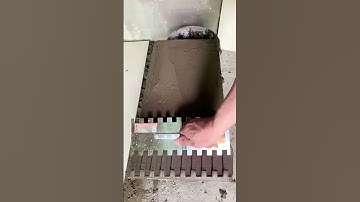 Grooved cement slurry preparation process