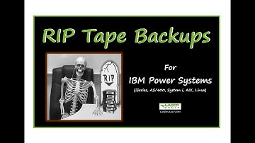 RIP Tape Backups For IBM Power Systems