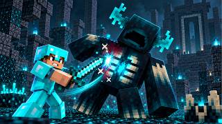 I Defeated the WARDEN in Hardcore Minecraft...