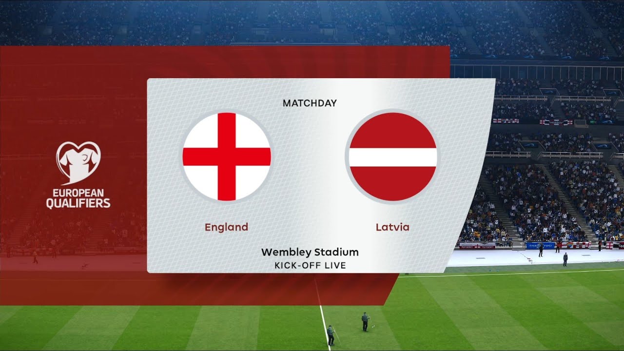 England vs Latvia | Wembley Stadium | 2026 FIFA World Cup Qualifiers | PES 2021