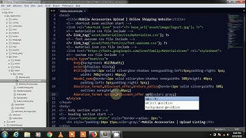 E-commerce Project in Code-igniter Framework Part-89 ( Simple layout change to UI Design )