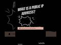 🔸 What is a Public IP Address? #networkingbasics #ccna #ipaddress