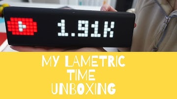 LaMetric Time Unboxing