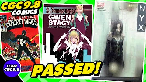 5 CGC 9.8 Comics I PASSED On