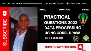 Practical Questions on Corel Draw (Graphic Package) | WAEC | NECO | Data Processing