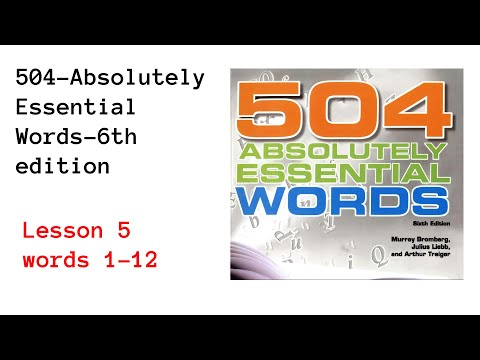 504-Absolutely Essential Words-6th