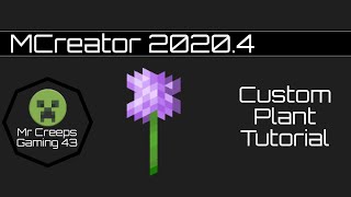 Modding Tutorial - Custom Plant - MCreator 2020.4