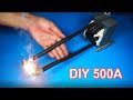 How to make 500A  high current transformer for DIY spot welding machine